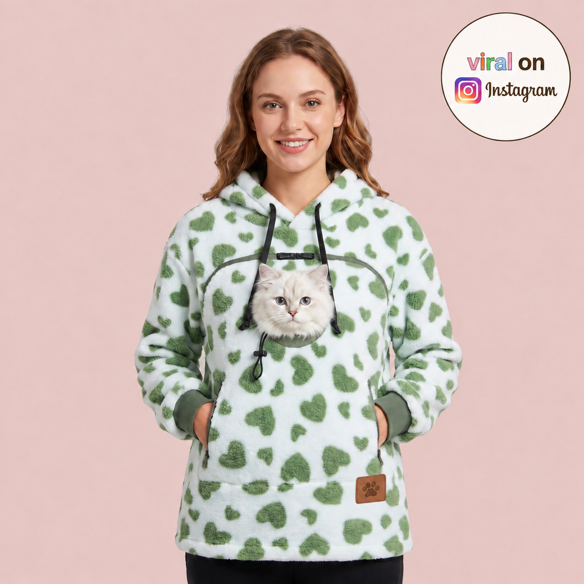 Cozy Pet Carrier Hoodie